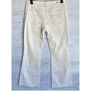 Vintage Cream Jeans Straight Leg Gloria Vanderbilt sz 8 Short Y2K Mom Stretch